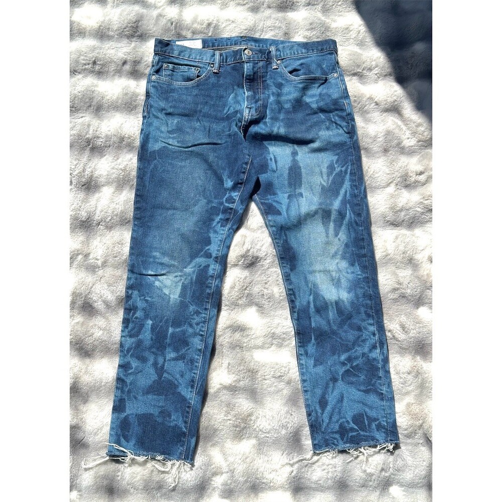 GAP GapFlex Slim Tapered & Frayed Hem denim 33x30